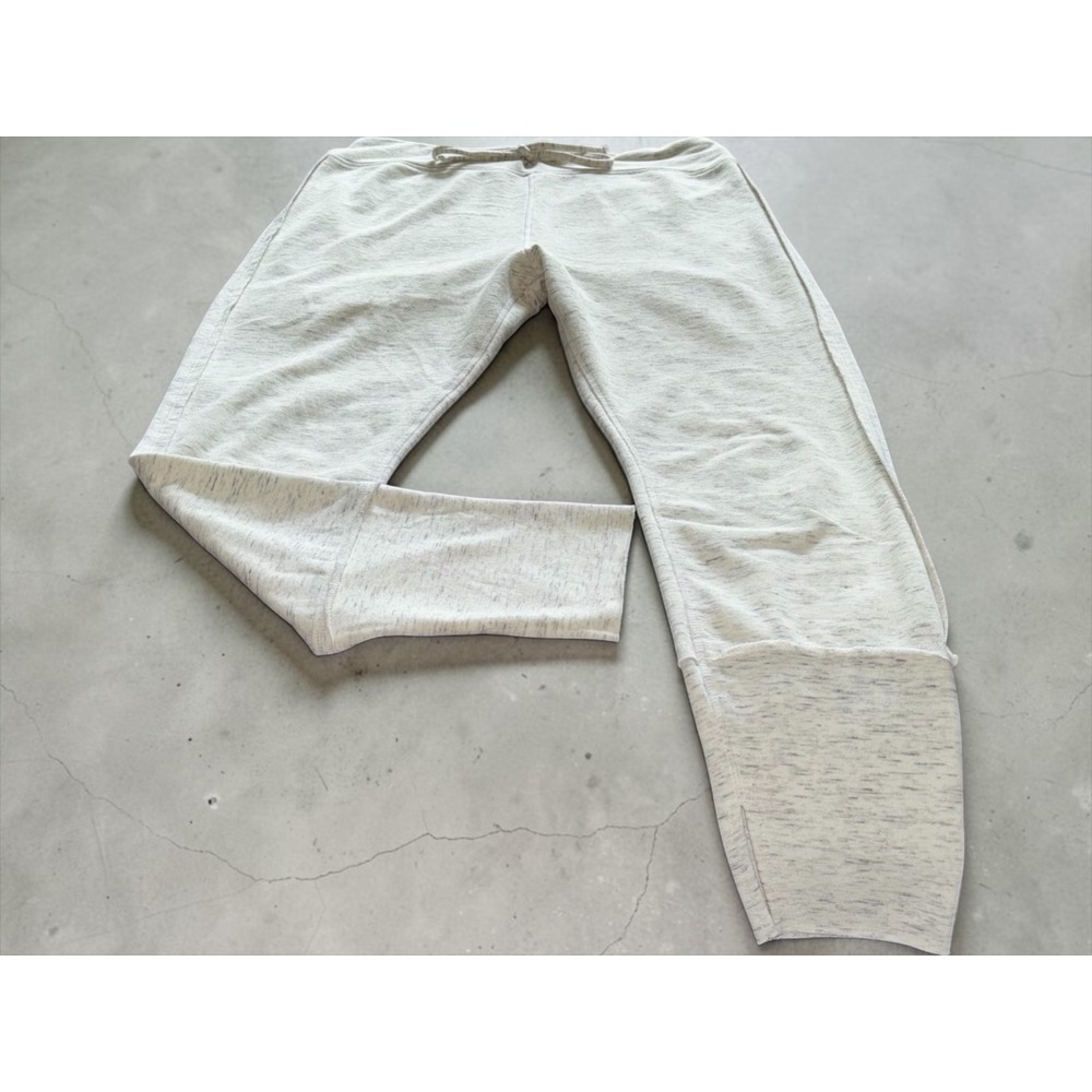 A New Day XL Heather Gray Jogger Pants Drawstring Waist Tapered Lounge Casual